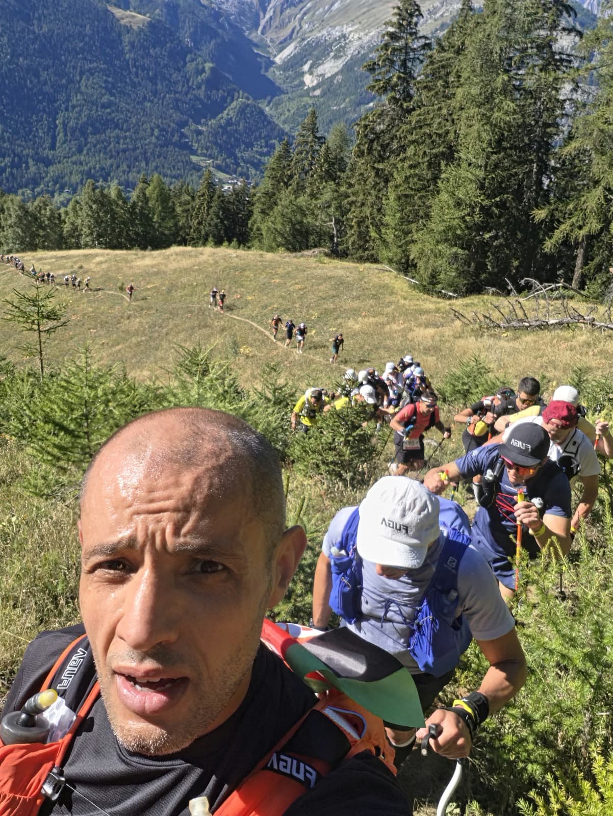 Dans la montée
